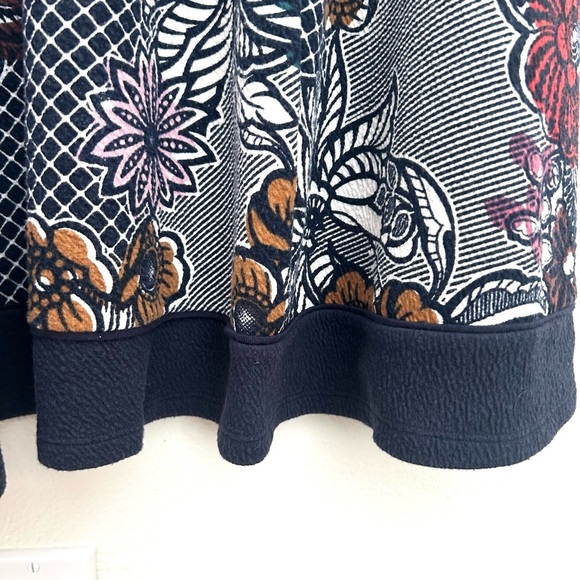 Maeve Anthropologie Fairchild Midi Dress Retro Feminine Pin-up Floral Size Small - Picture 10 of 16